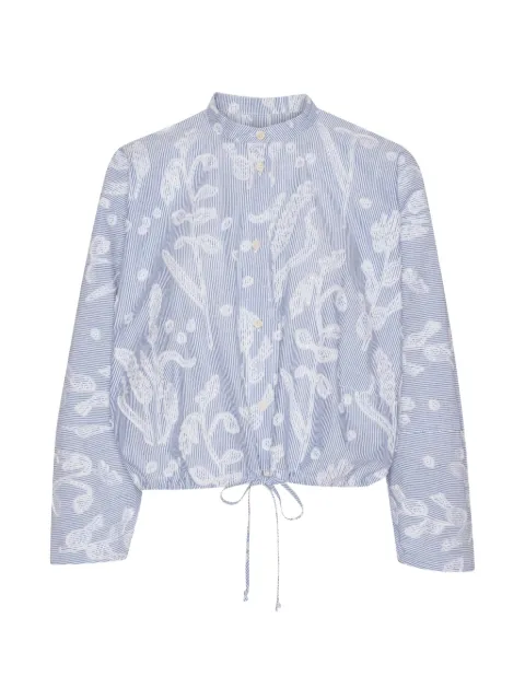 Henrik Vibskov striped shirt White SS26KEYF201