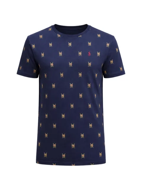 Polo Ralph Lauren crest-print T-shirt Blue 710P00081001
