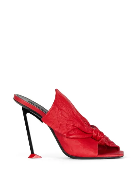 Givenchy Boudoir bow-detail sandals Red BE30B7E2H6
