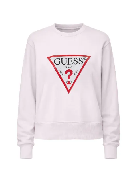 GUESS USA logo-detail sweatshirt Pink W2YQ16KBA11