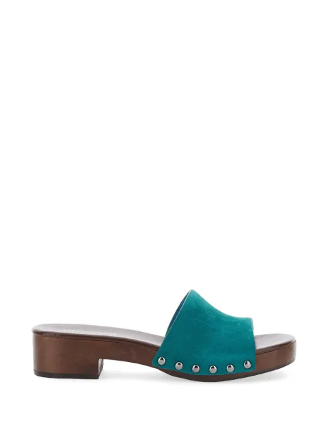 Jeffrey Campbell Cambrie stud-embellished suede sandals Blue JCS58JC001TUR