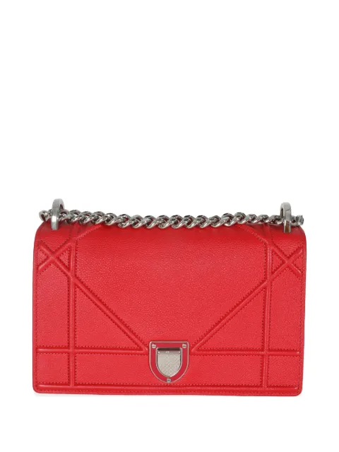 Christian Dior Pre-Owned 2017 Diorama flap bag Red 147502
