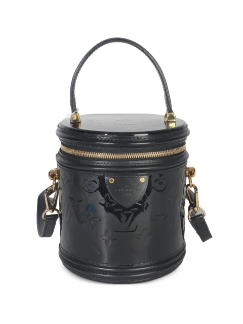 Louis Vuitton Pre-Owned 2021-2025 Monogram Vernis Cannes leather handbag Black 150759