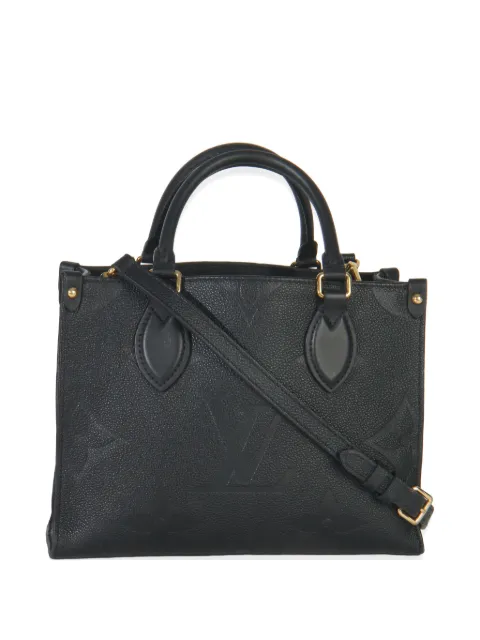 Louis Vuitton Pre-Owned BB Onthego leather tote bag Black 151377