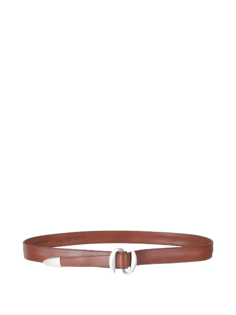 Orciani buckle-fastening leather belt Brown D10506