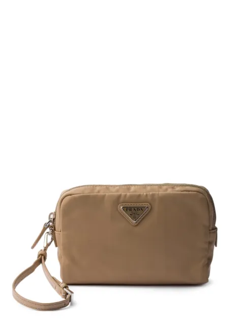 Prada small Re-Nylon pouch Neutrals 1NS021R067