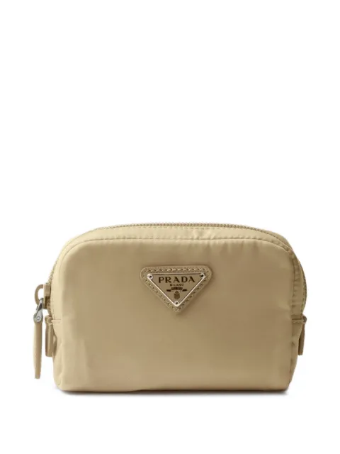 Prada micro Re-Nylon pouch Neutrals 1ND339R067