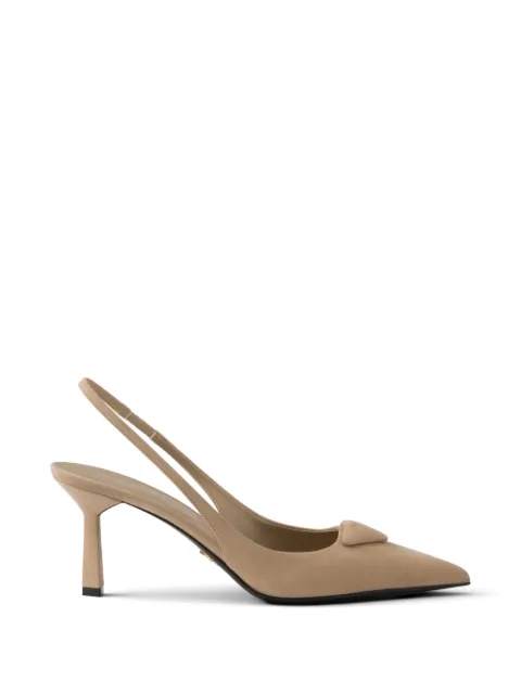 Prada suede slingback pumps Neutrals 1I901MFDD75008