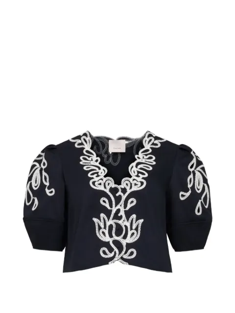 Cinq A Sept Bellara Paisley Bloom blouse Blue ZW2349A7728Z