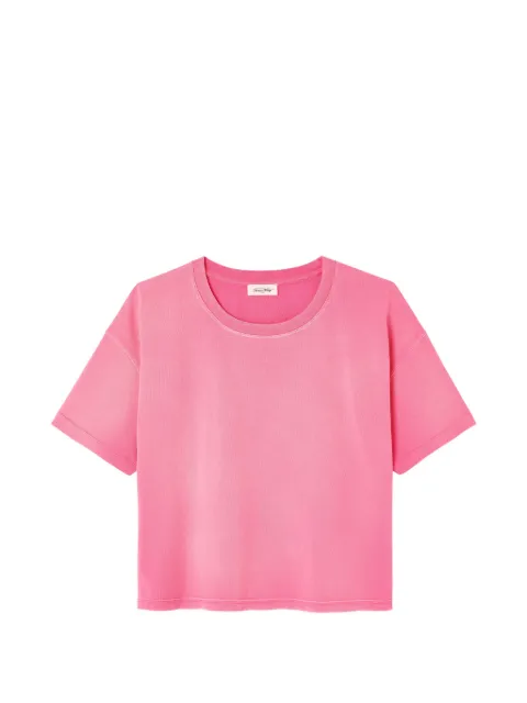 American Vintage Afoma crew-neck T-shirt Pink AFO02E