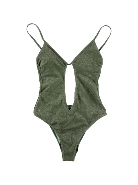 Matinée Lilly cut-out swimsuit Green CB7057