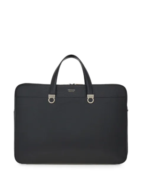Ferragamo Gancini briefcase Black 795615