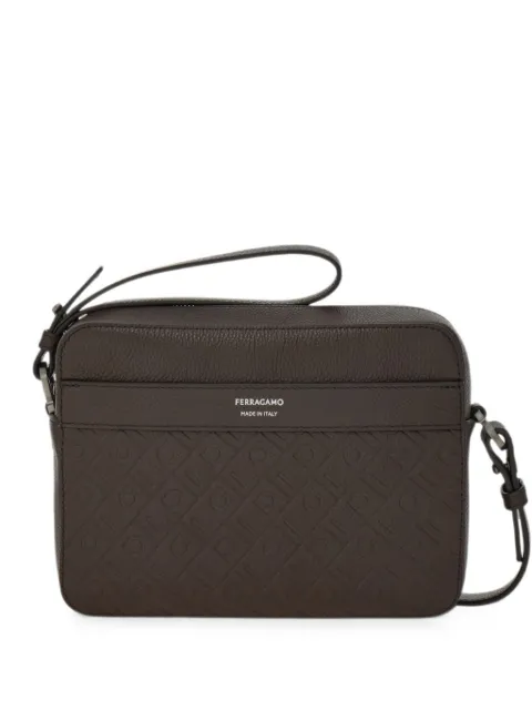 Ferragamo monogram shoulder bag Brown 793959