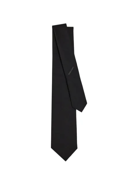 Ferragamo jacquard tie Black 778211