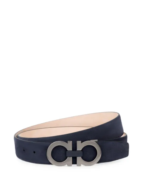 Ferragamo adjustable Gancini belt Blue 796704