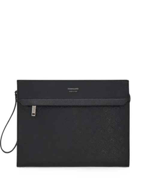 Ferragamo Ferragamo Monogram pouch Black 793960