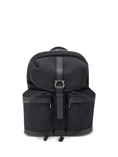 Ferragamo canvas backpack Black 795950