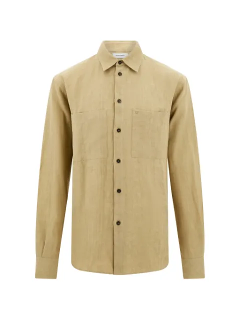 Ferragamo pure linen shirt Neutrals 793675