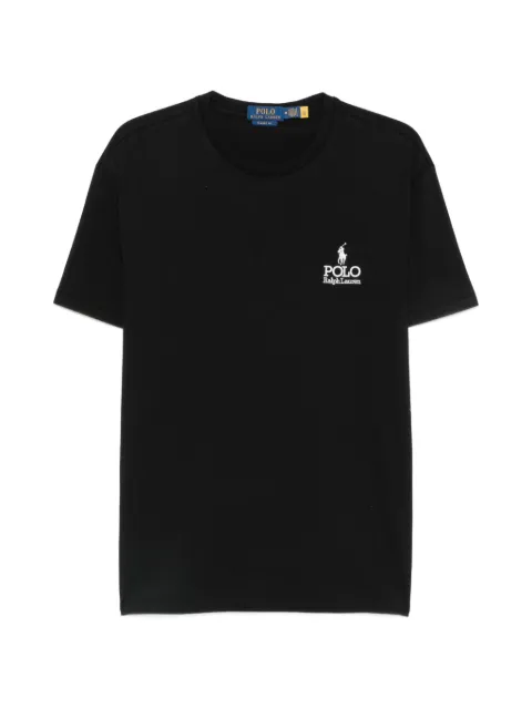 Polo Ralph Lauren logo-embroidered T-shirt Black 710981136501