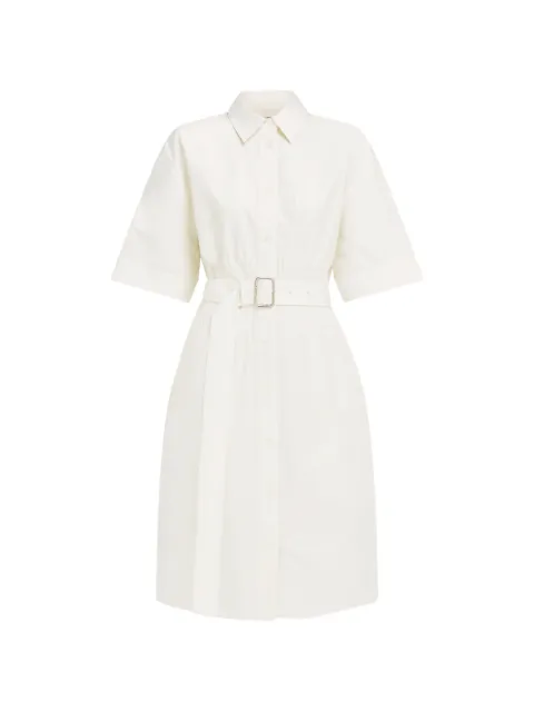 Ferragamo cotton and silk shirt dress White 793971