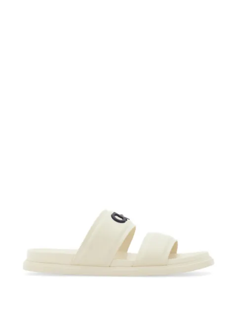 Ferragamo Gancini ornament slides Neutrals 792744