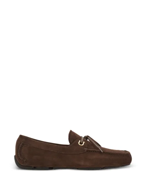Ferragamo laced driver loafers Brown 793737