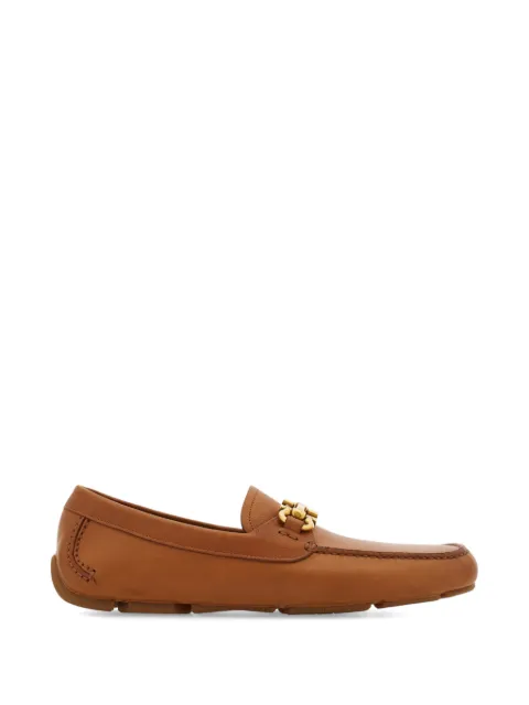 Ferragamo Gancini ornament driver Brown 794903