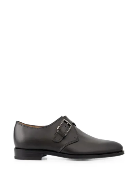 Ferragamo single-monkstrap shoes Black 796681