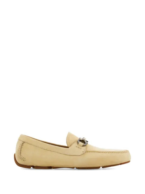 Ferragamo Gancini ornament driver loafers Neutrals 793731