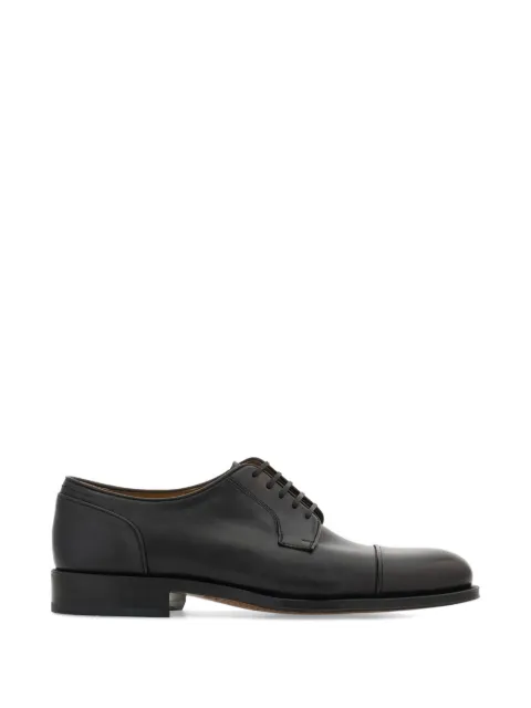 Ferragamo Derby shoes with stitching detail Black 794939