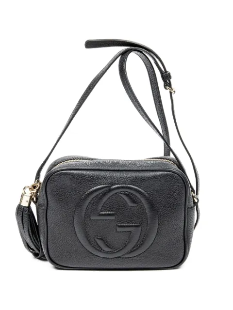 Gucci Pre-Owned Soho interlocking-G tassel-detail shoulder bag Black 308364520981