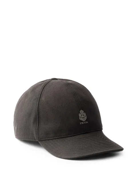 Prada old gabardine baseball cap Grey 2HC504192A