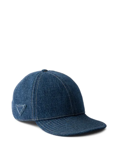 Prada denim baseball cap Blue 2HC5042FPY