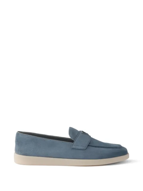Prada suede loafers Blue 2DG124FG001103