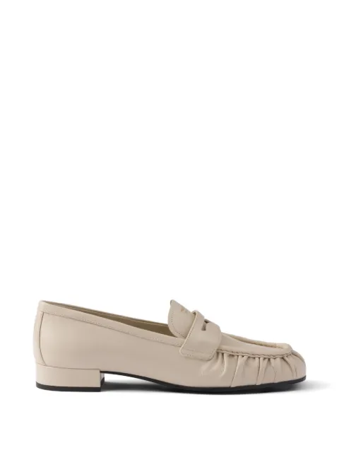 Prada leather loafers Neutrals 1D175OF020007