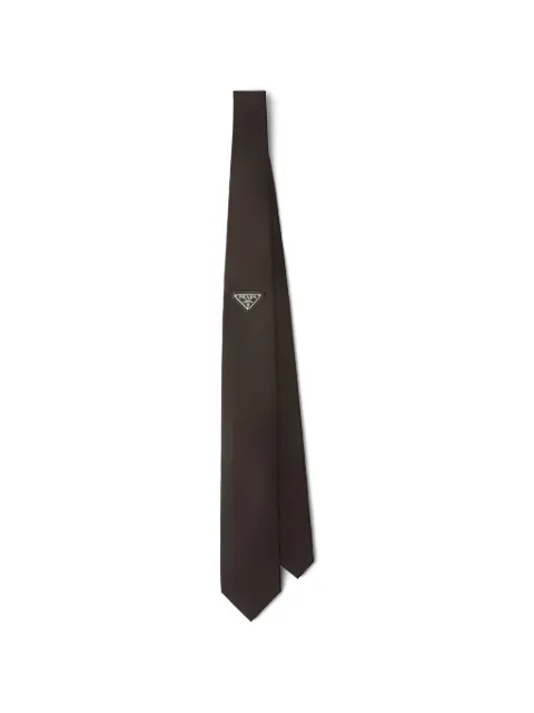 Prada Re-Nylon tie Brown UCR77SWMO1WQ8