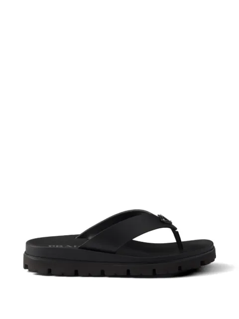 Prada rubber thong sandals Black 2Y3130FG0013LKK