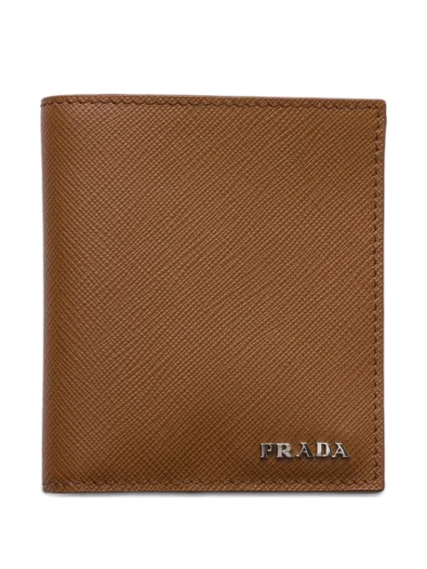 Prada Saffiano leather wallet Brown 2MO0042FPJ