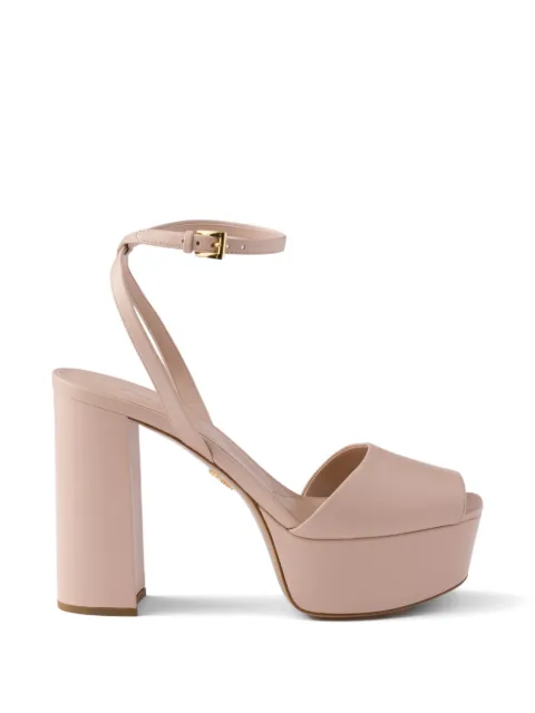 Prada nappa leather platform sandals Pink 1XP48BFE115038
