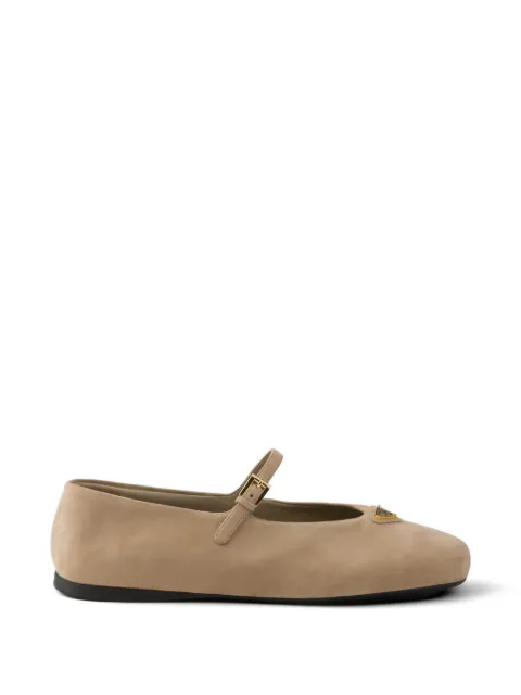 Prada suede ballerinas Neutrals 1F793NF005008