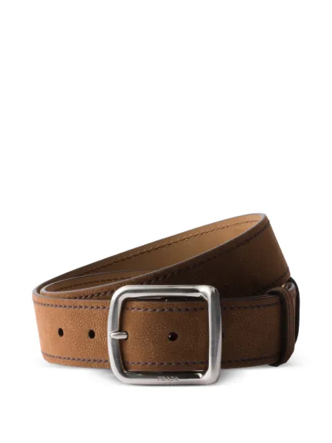 Prada Nubuck leather belt Brown 2CS1252GB8
