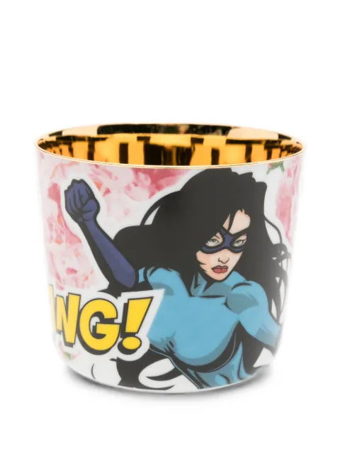 SIEGER by FÜRSTENBERG Glamour Girl graphic-print cup White OB178560983