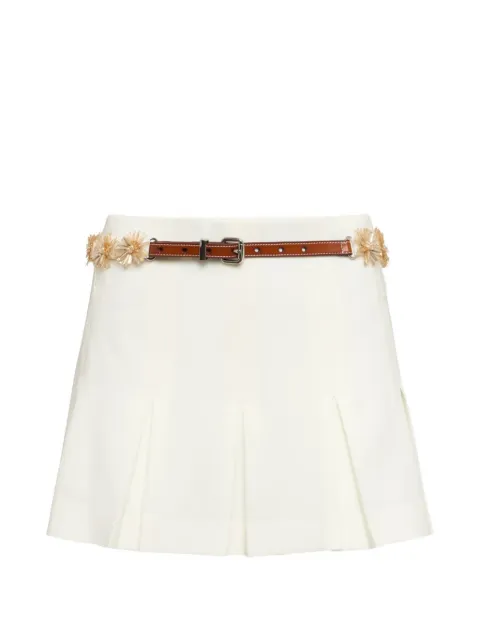 Cinq A Sept Sunflare Aanya Skort mini skirt White ZS6171319ZIVCHP