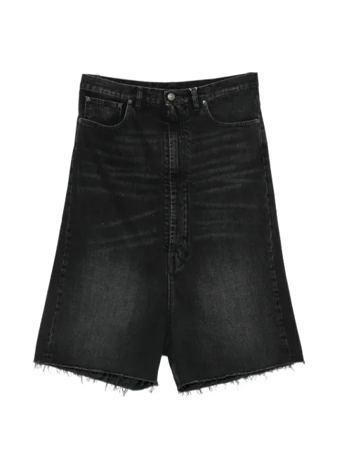 Maison Margiela raw-edge denim shorts Black S67MU0065M30067