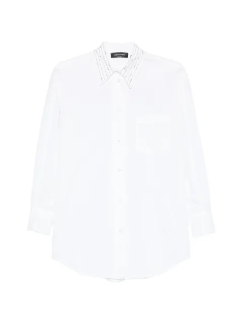 Fabiana Filippi crystal-embellished shirt Neutrals CAD276F416M1600000