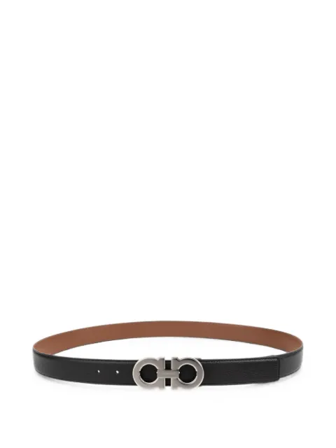 Ferragamo belt box with Gancini switch buckle Black 796372