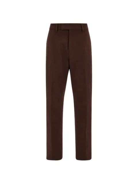 Ferragamo cotton blend chinos Brown 793724
