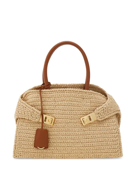 Ferragamo Hug handbag (M) Neutrals 783334