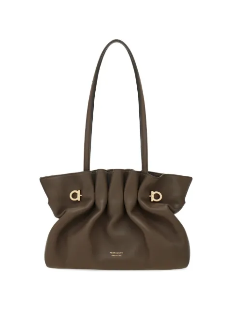 Ferragamo Ferragamo soft-bag (S) Grey 783855