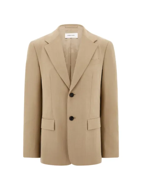 Ferragamo single breasted blazer Neutrals 793720